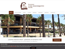 Tablet Screenshot of casamachaquito.com